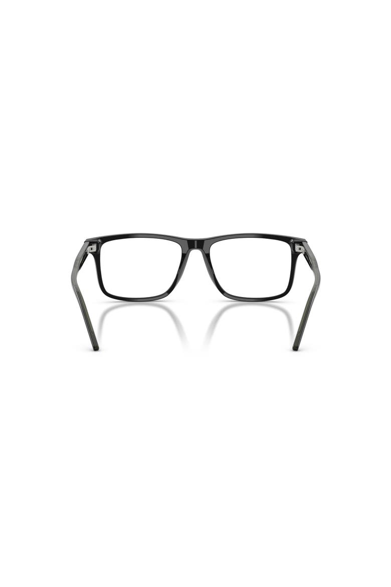 53mm Square optical glasses, Alternate, color, Black