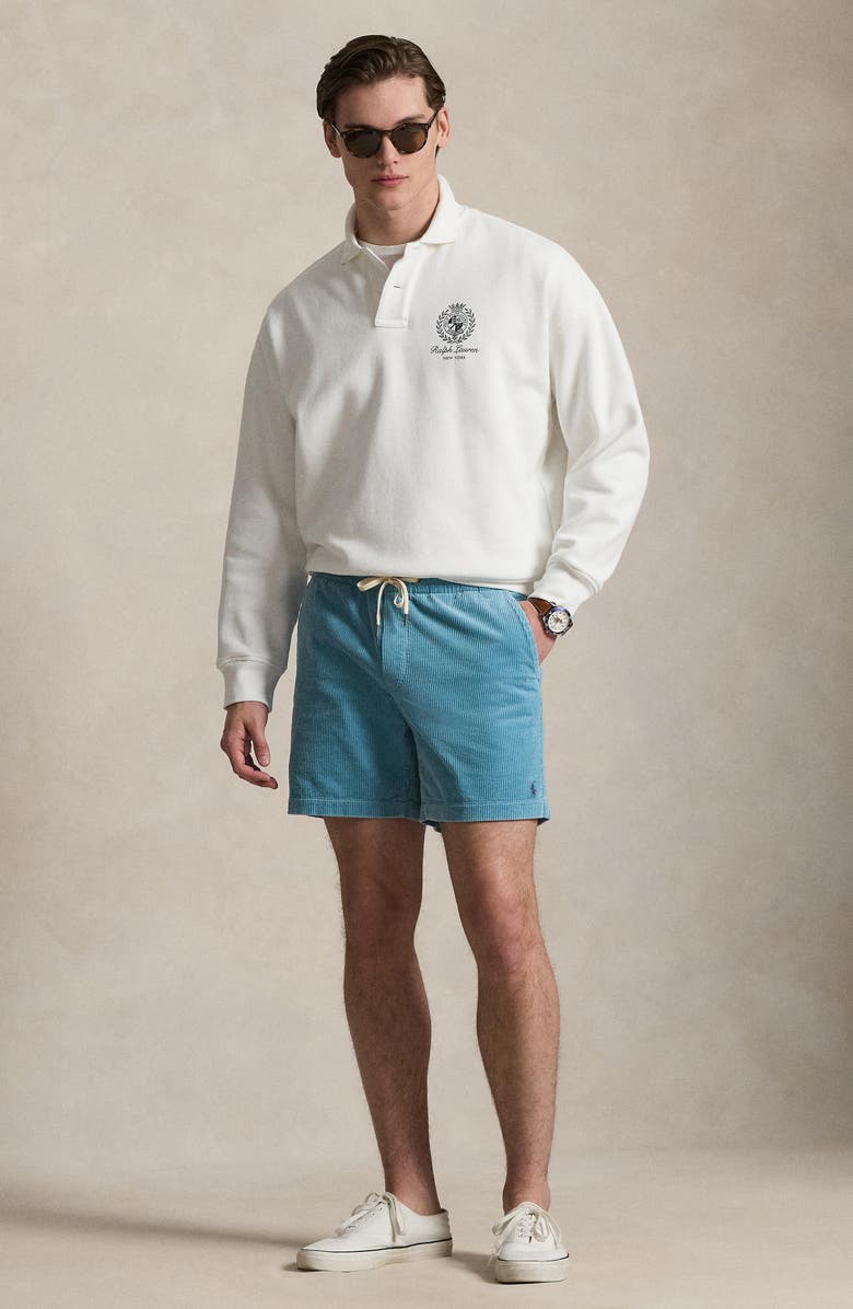 Polo Ralph Lauren Prepster Corduroy Shorts, Alternate, color, Blue Note