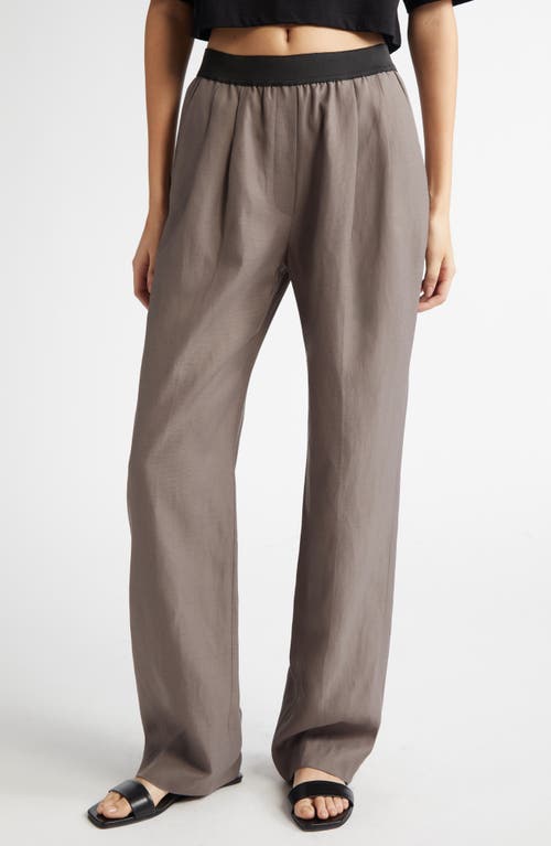 LOULOU DE SAISON LOULOU DE SAISON TAKAROA ELASTIC WAIST PLEATED PANTS