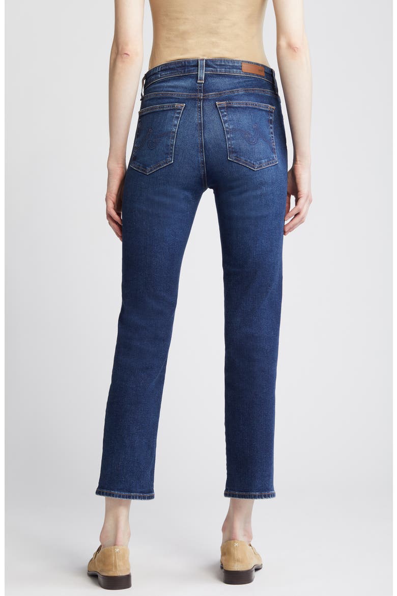 Mari Mid Rise Slim Straight Crop Jeans, Alternate, color, HAVANA
