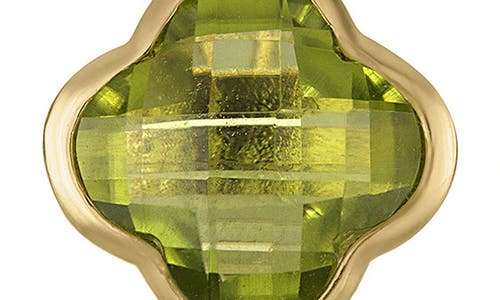 Fzn 10k Gold Quatrefoil Stud Earrings