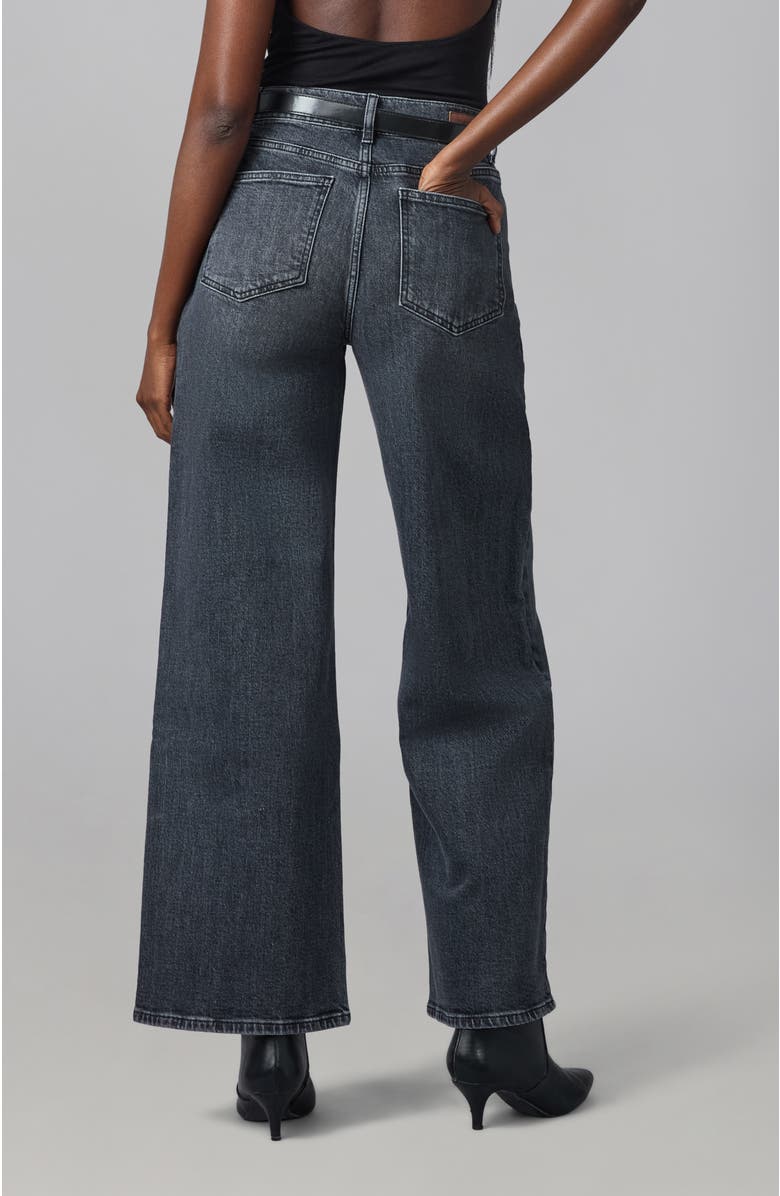 Lola Denim Colette High Rise Wide Leg Jeans, Alternate, color, Grit Gray