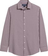 Mizzen+Main Leeward Trim Fit Gingham Performance Button-Up Shirt