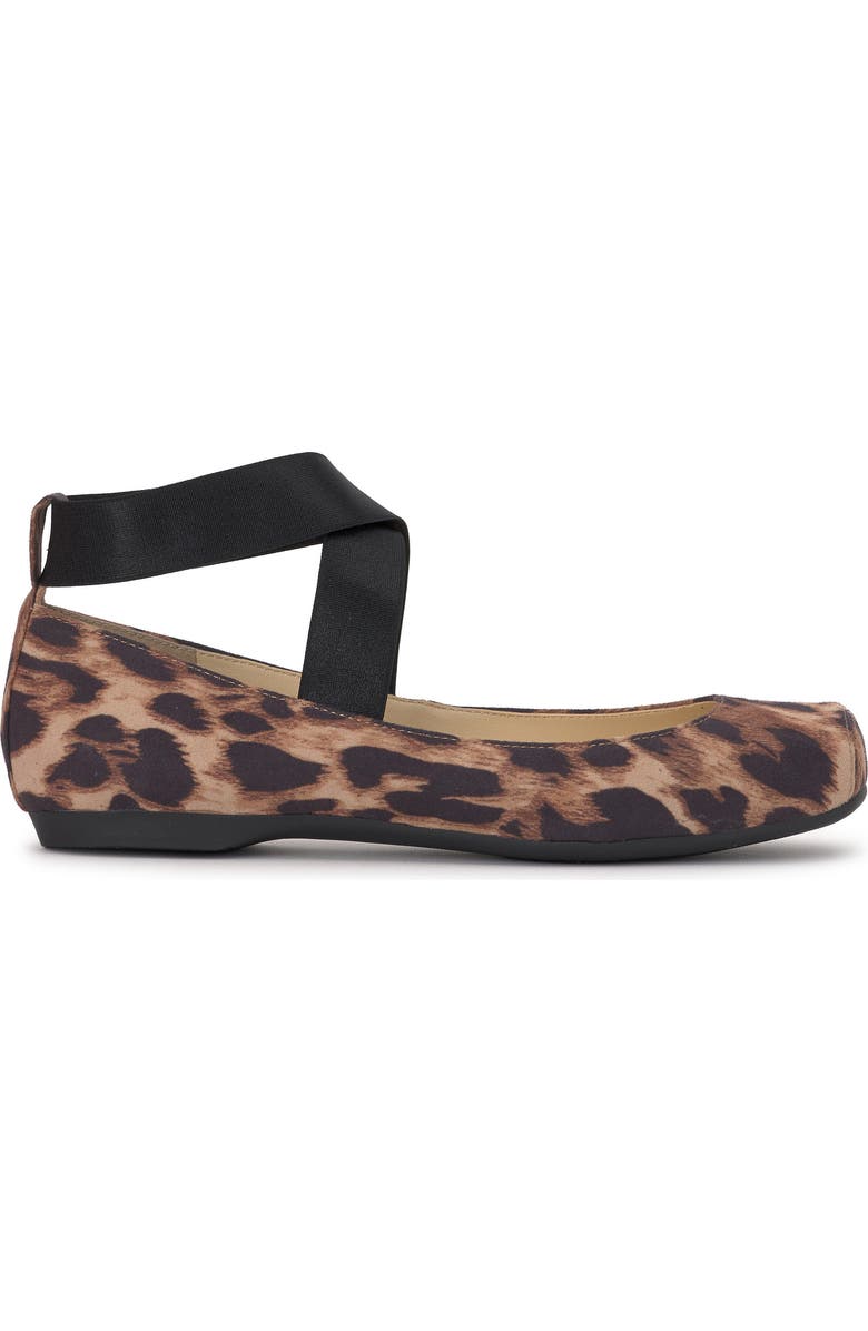 Jessica Simpson 'Mandalaye' Leather Flat, Alternate, color, Natural Spots