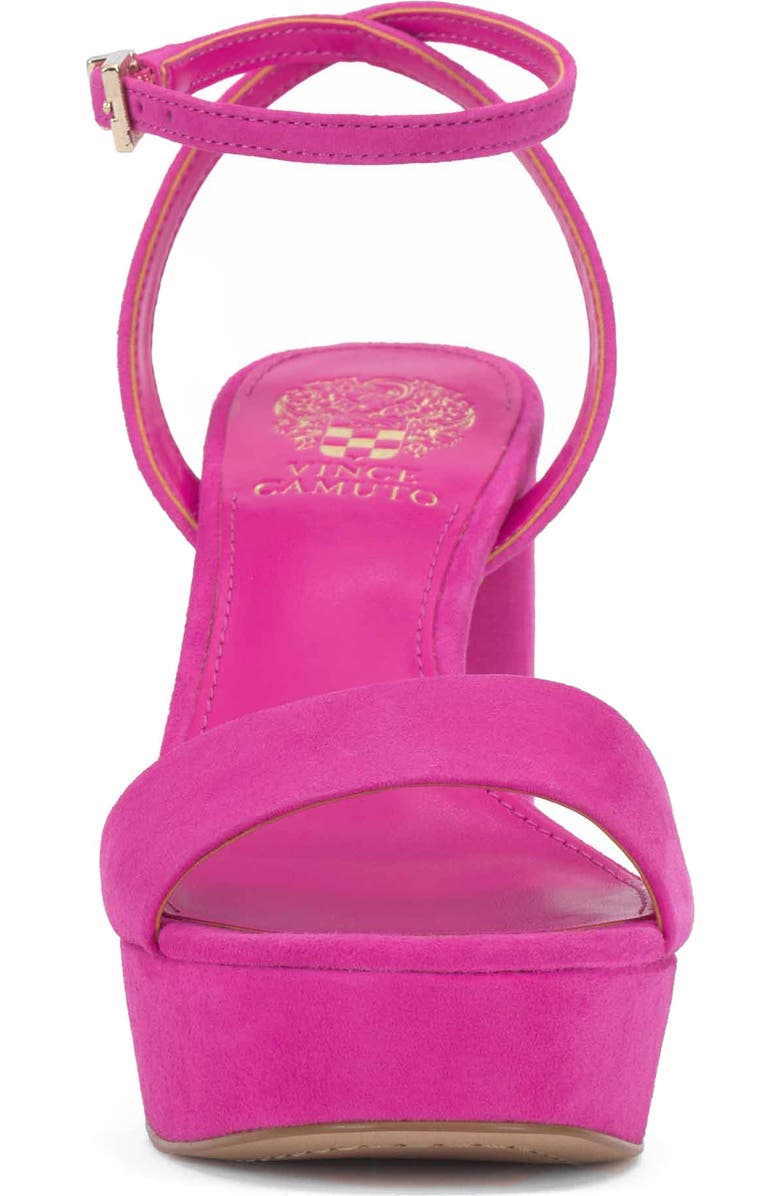 Vince Camuto Pendry Ankle Strap Platform Sandal, Alternate, color, Mulberry