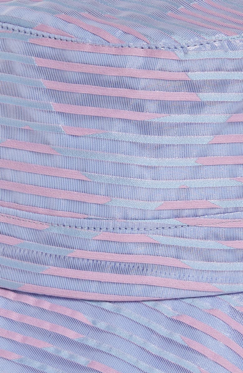 Eugenia Kim Beckett Stripe Organza Bucket Hat, Alternate, color, 