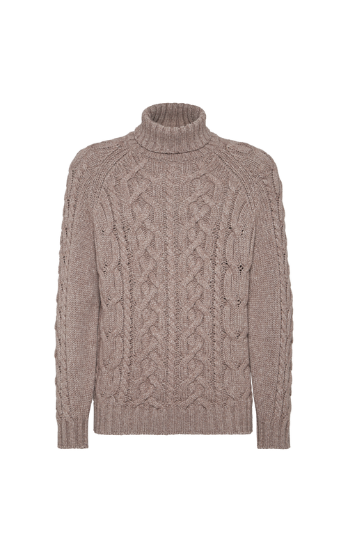 Brunello Cucinelli Men Cashmere Turtle-neck Sweater