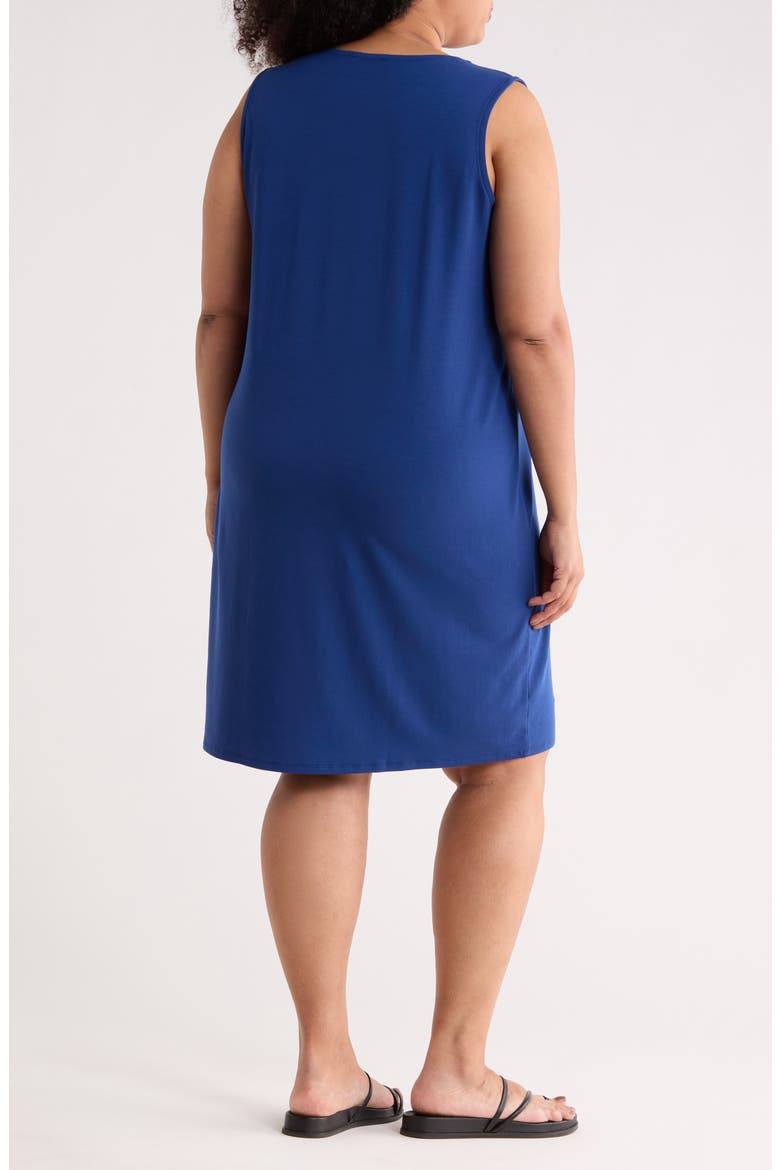 V-Neck Shift Dress, Alternate, color, CASCADE