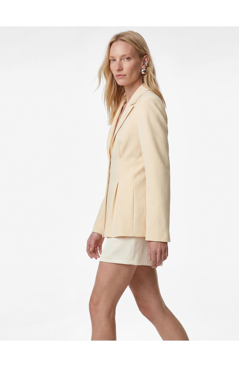 ZDNU 81041892 Long Sleeve Notched Collar Blazer, Alternate, color, Yellow
