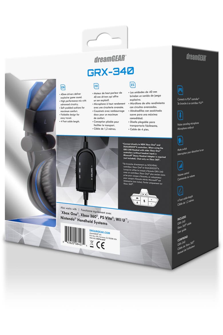 Wired Headset - Dreamgear Grx - 340 Advanced, Alternate, color, Multicolor