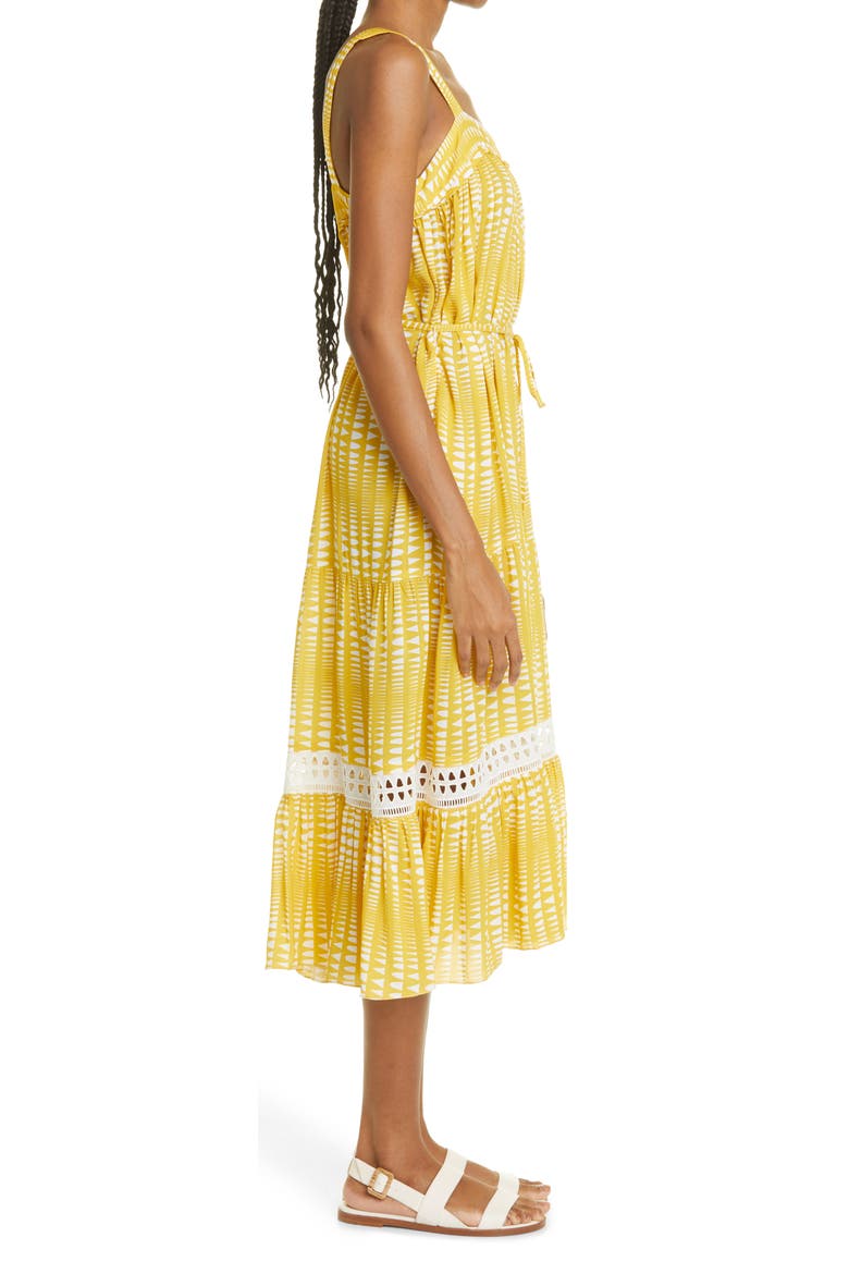Welele Sweepy Sundress, Alternate, color, YELLOW