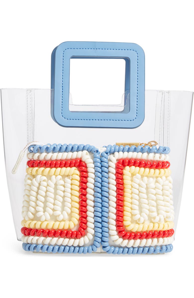STAUD Mini Shirley Telephone Transparent Handbag, Alternate, color,