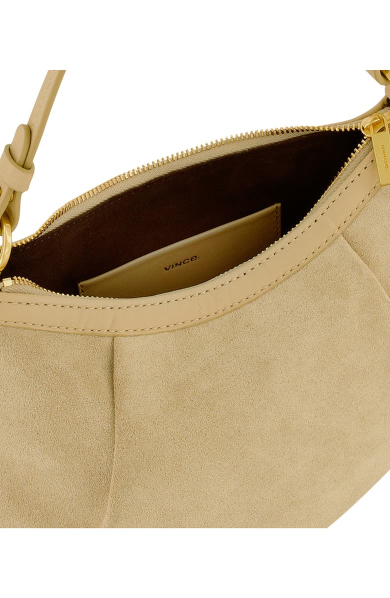 Vince Ava Suede Convertible Crossbody Bag, Alternate, color, Maiz