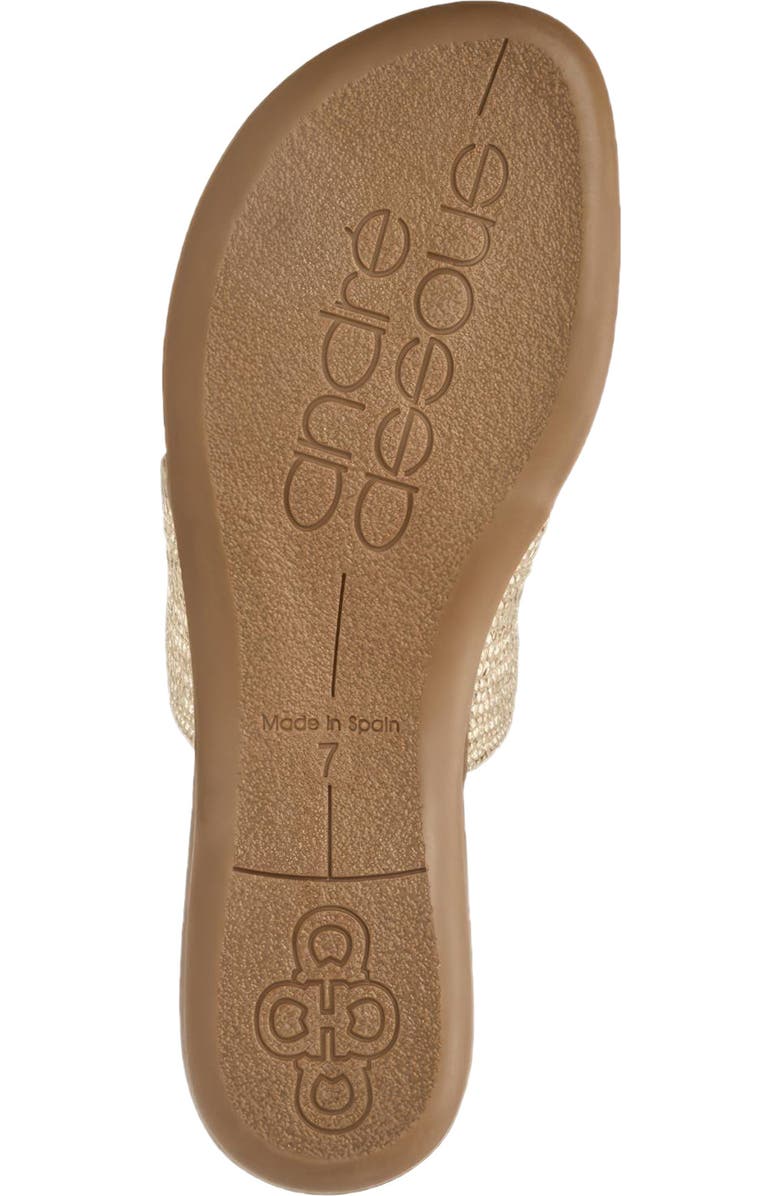 André Assous Woven Sandal, Alternate, color, Platino