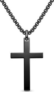 EDFORCE Men's Cross Pendant Necklace