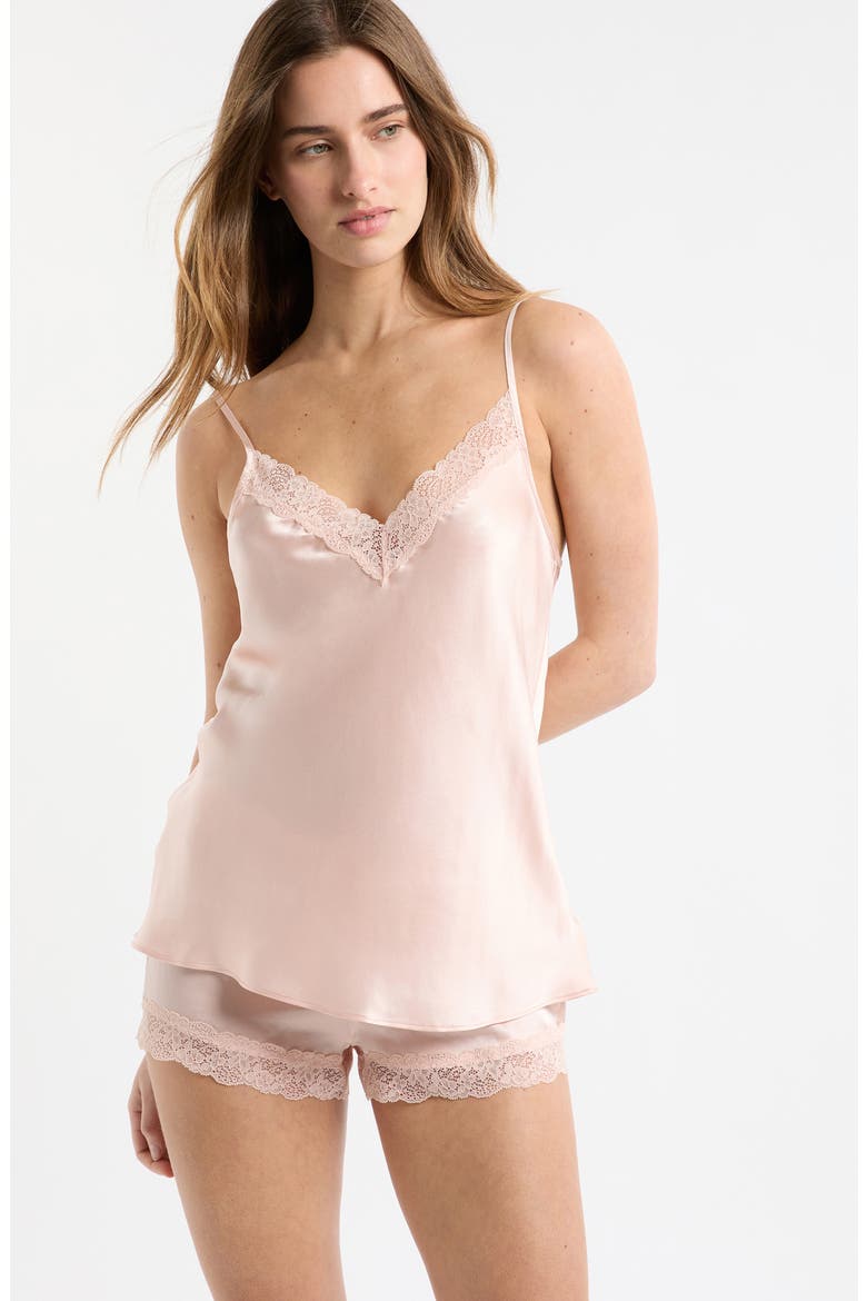 Milky Silk Camisole, Alternate, color, VANILLA