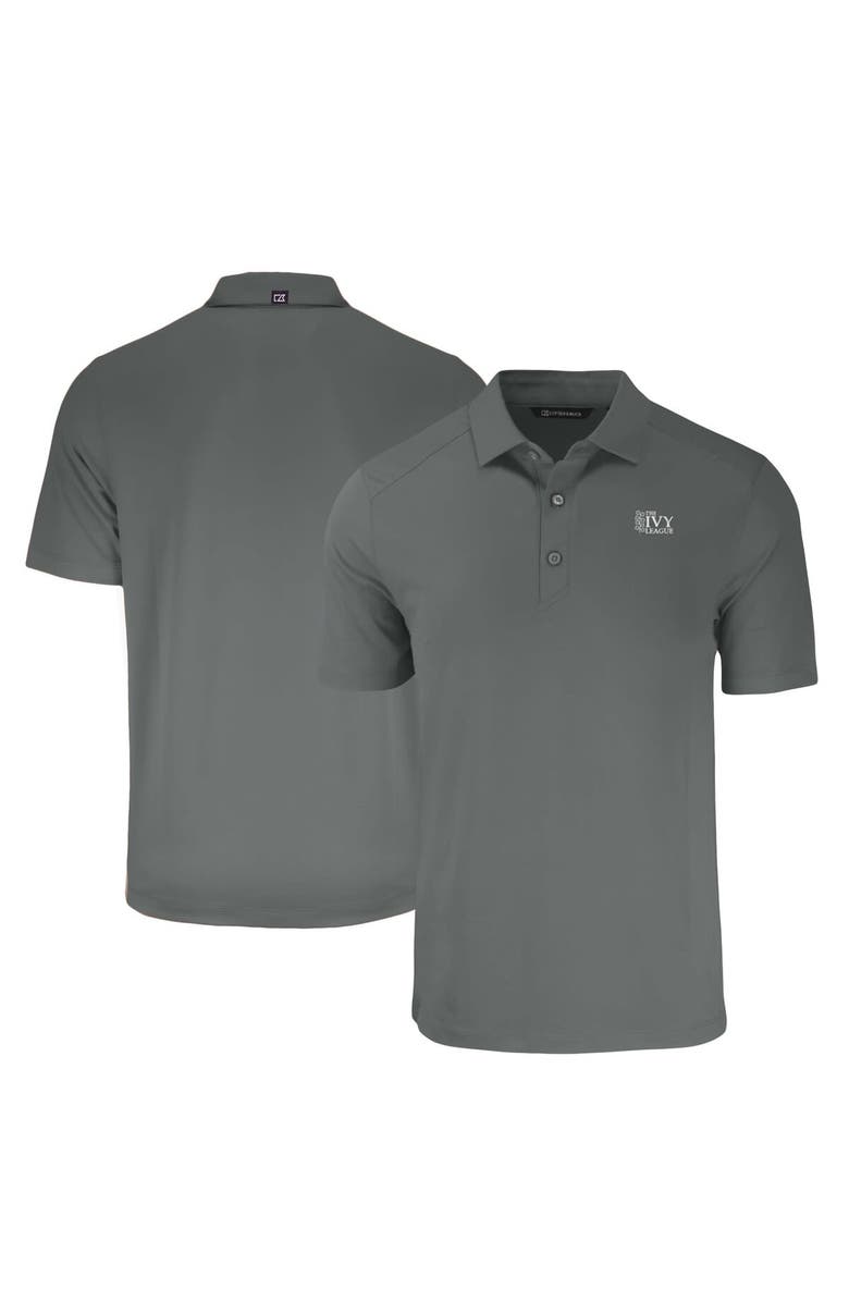 Cutter & Buck Men's Cutter & Buck Gray Ivy League Big & Tall Forge Eco Stretch Recycled Polo, Main, color, 