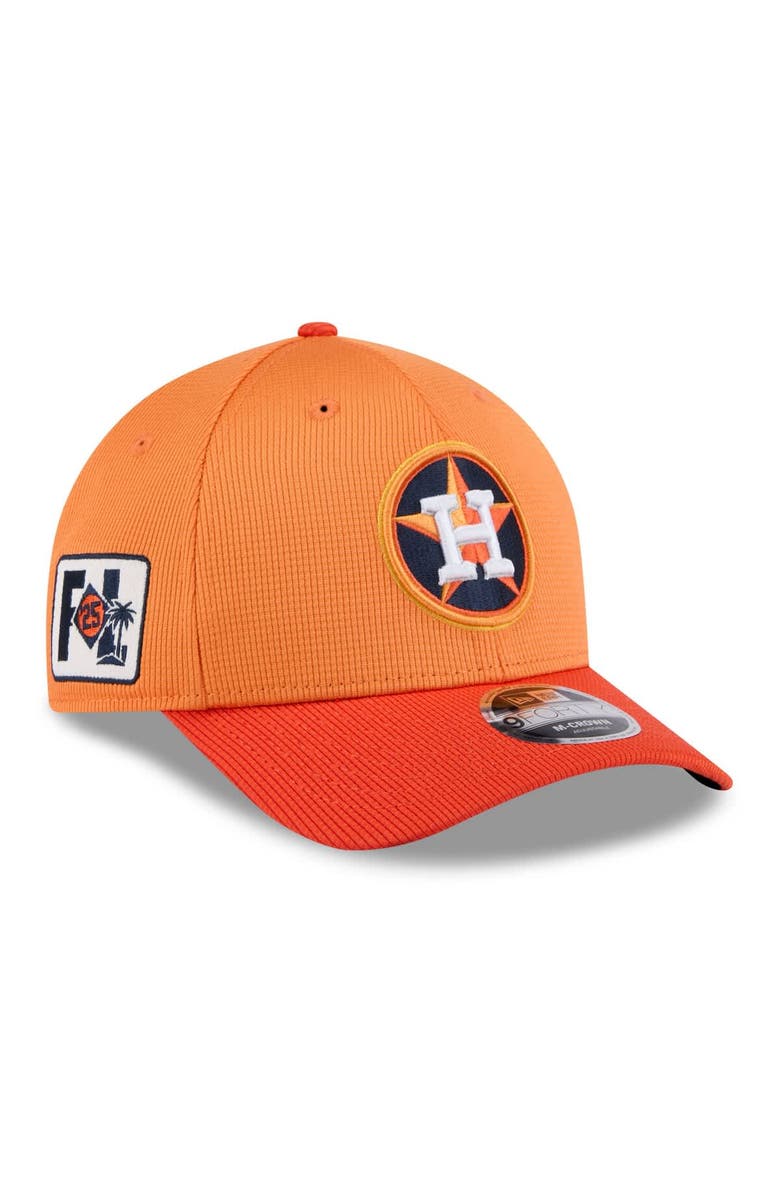 New Era Men's New Era Orange Houston Astros 2025 Spring Training 9FORTY Adjustable Hat, Main, color, Orange