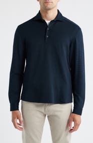 johnnie-O Highburry Long Sleeve Performance Polo
