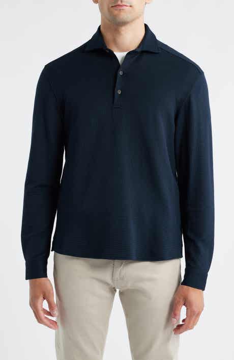 johnnie-O Highburry Long Sleeve Performance Polo