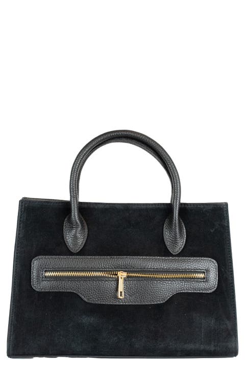 Renata 18 Suede Tote