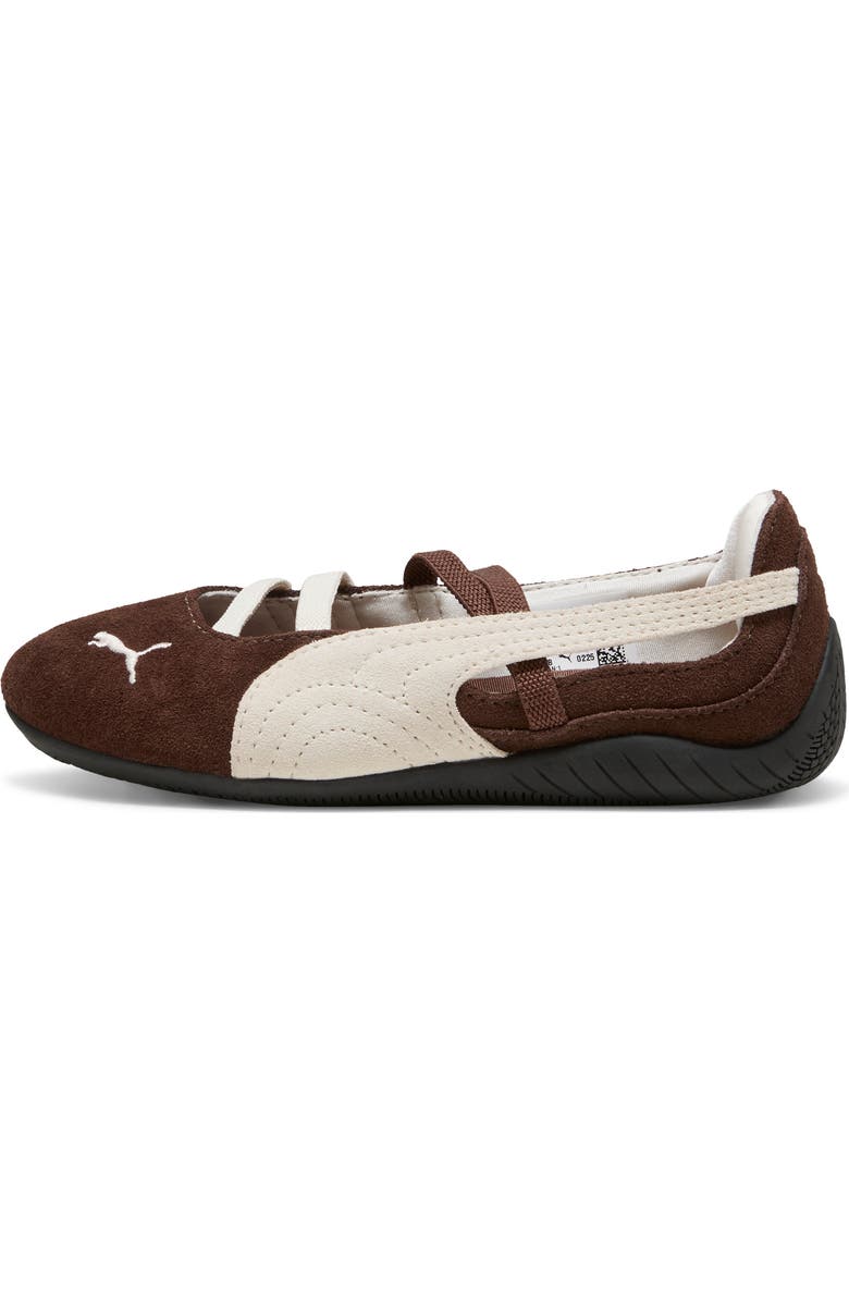 PUMA Kids' Speedcat Ballet Sneaker, Alternate, color, Chestnut Brown/ Warm White