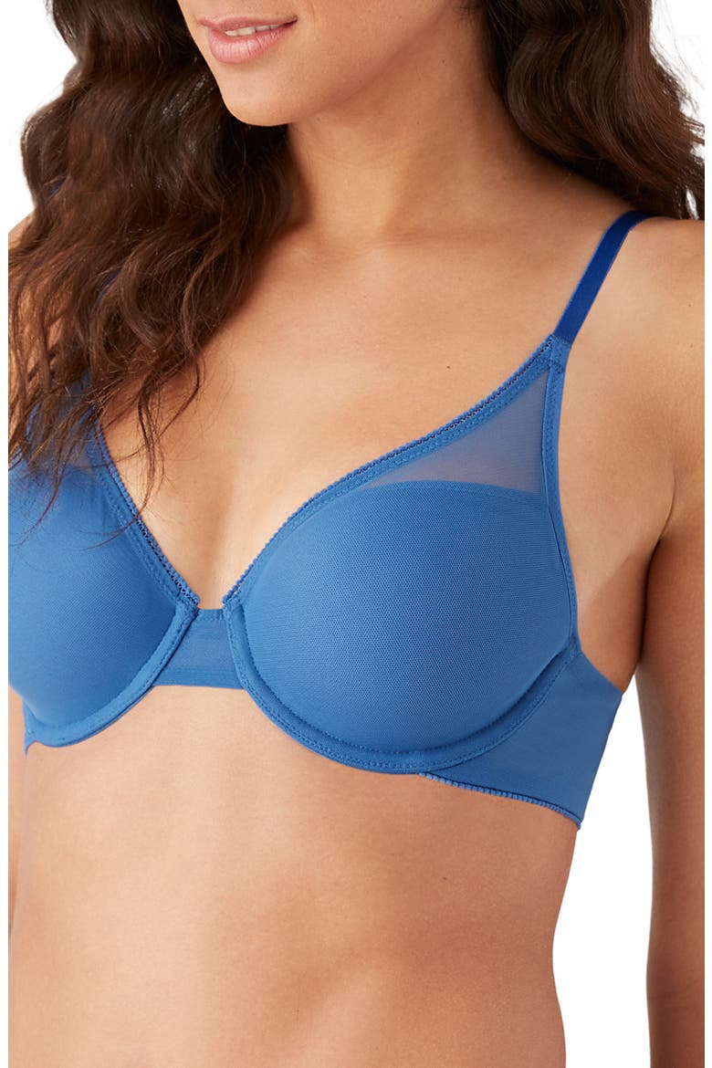 Etched in Style Underwire T-Shirt Bra, Alternate, color, DELFT