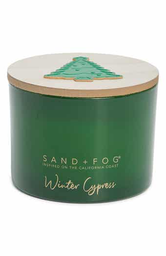 Winter Cypress Leather Icon Candle