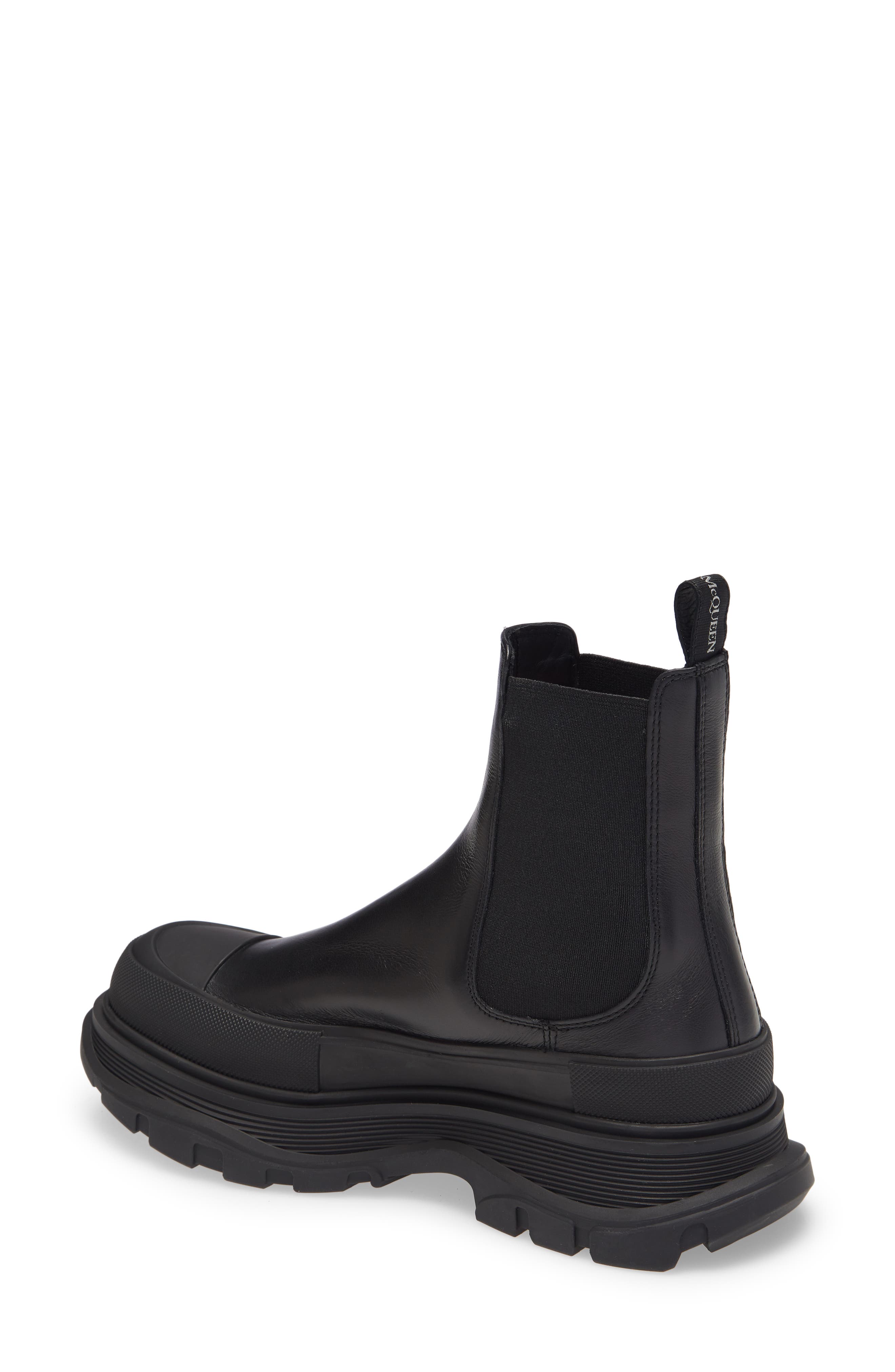 McQueen Alexander McQueen Tread Slick Chelsea Boot, Alternate, color, 
