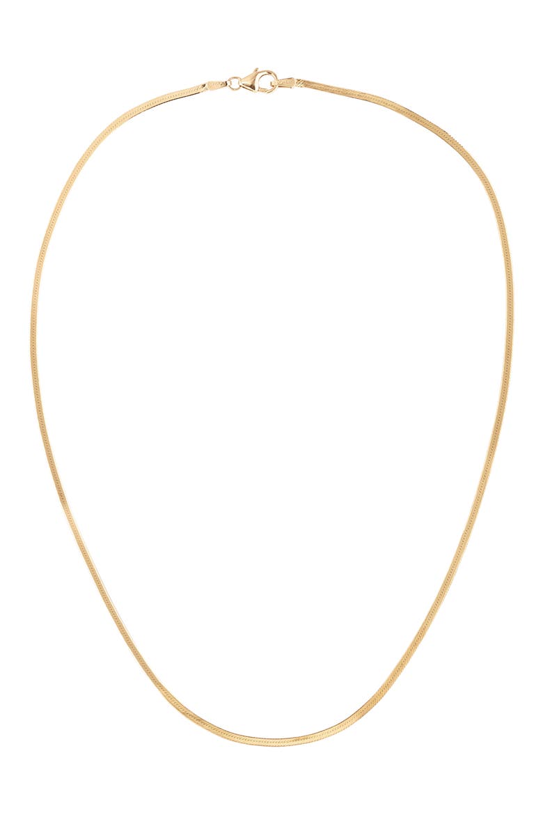 Jewelry Thin Liquid Gold Choker Necklace, Main, color, YELLOW GOLD