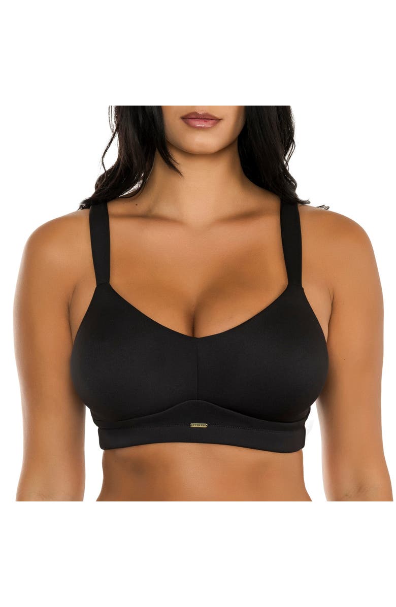 Parfait Holly Wire-Free Seamless Bra, Main, color, Black