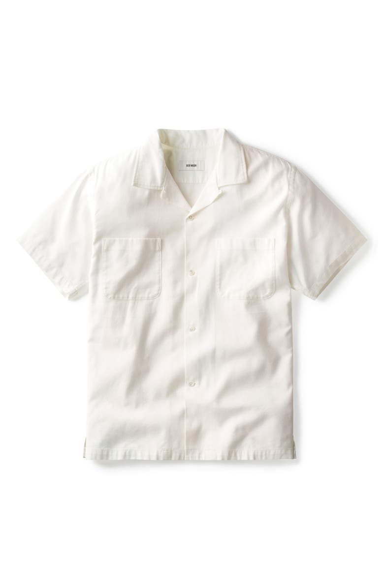BUCK MASON Draped Twill Camp Shirt, Alternate, color,
