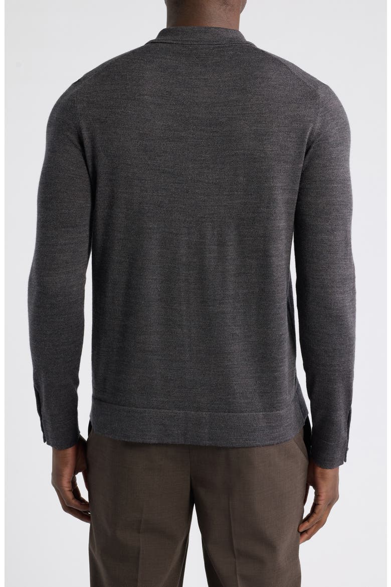 Forbes Wool Cardigan, Alternate, color, DARK WICKER BROWN