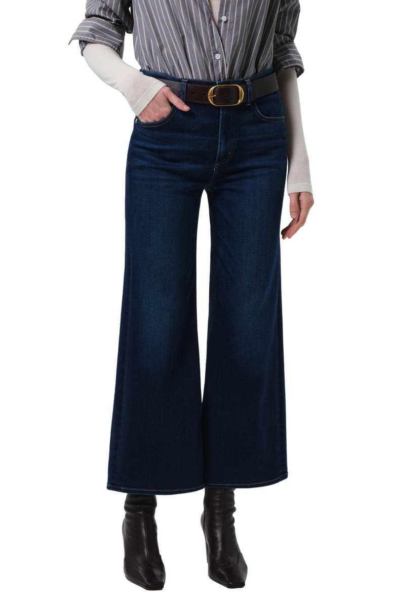 Citizens of Humanity Lyra High Waist Ankle Wide Leg Jeans, Main, color, Dakota Medium Indigo
