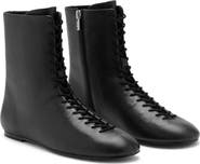 MANGO Lace Up Bootie