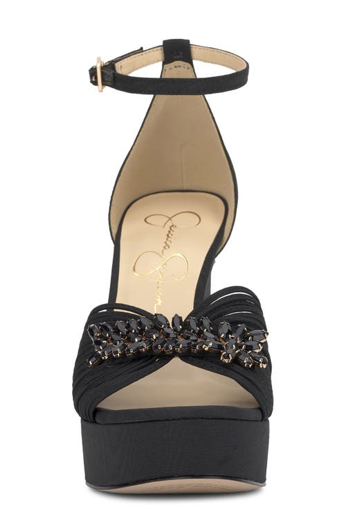 Jessica Simpson Anissia Ankle Strap Platform Pump In Black