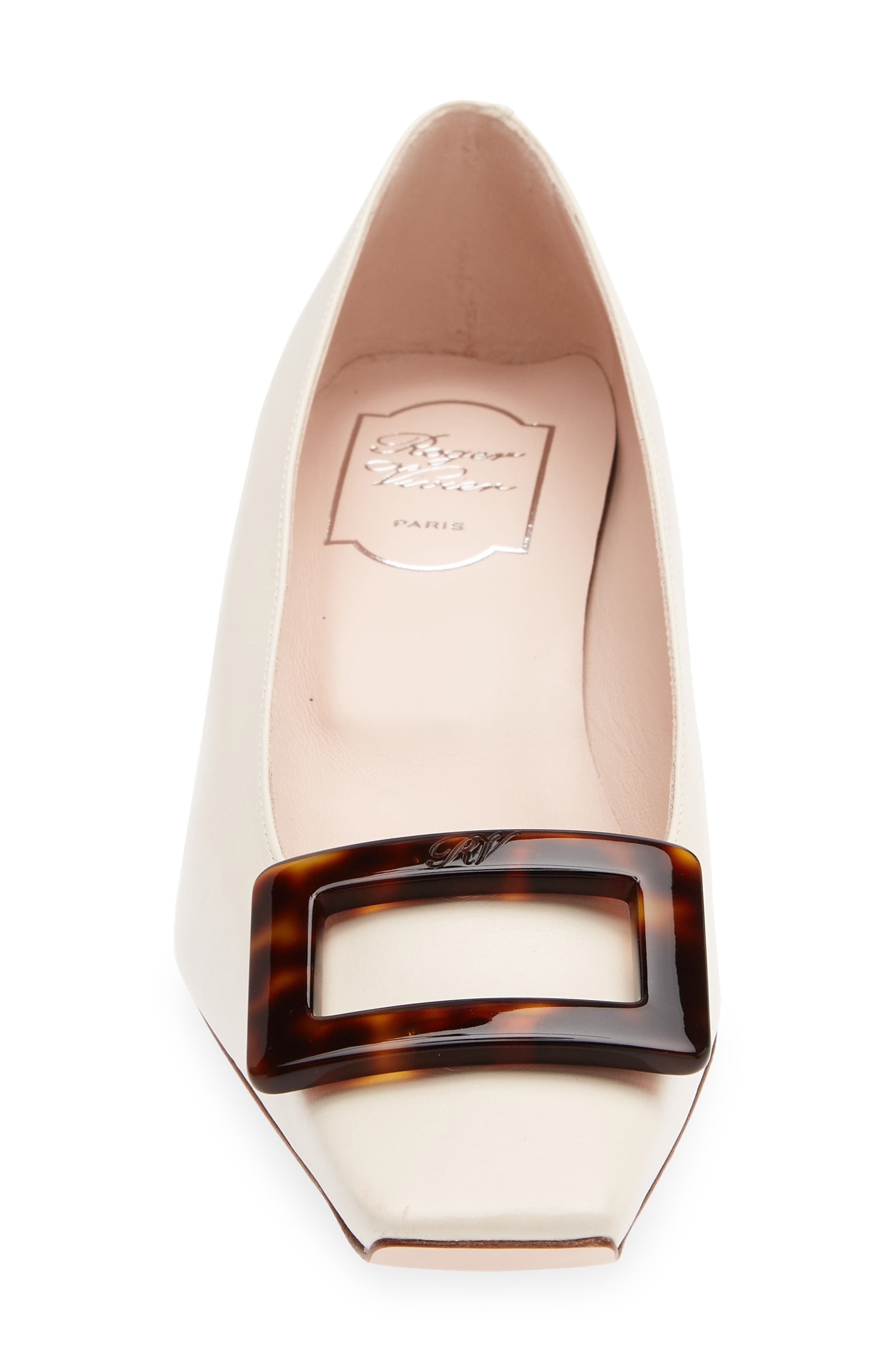 Belle Vivier Block Heel Pump, Alternate, color, CIRE