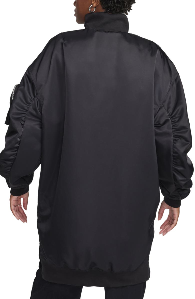 Nike Sportswear Essential Oversize Therma-FIT Bomber Jacket, Alternate, color, 