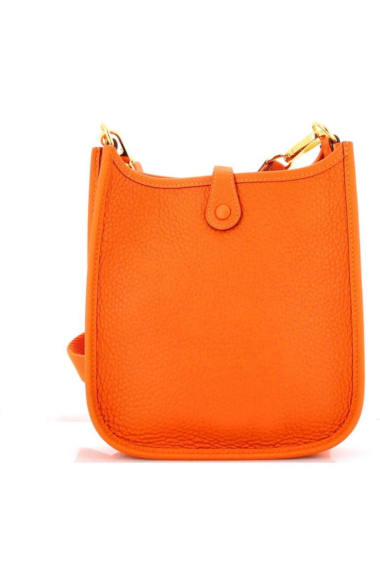 Pre-Owned Hermes Evelyne Bag Gen III Clemence TPM, Alternate, color, Orange Minium