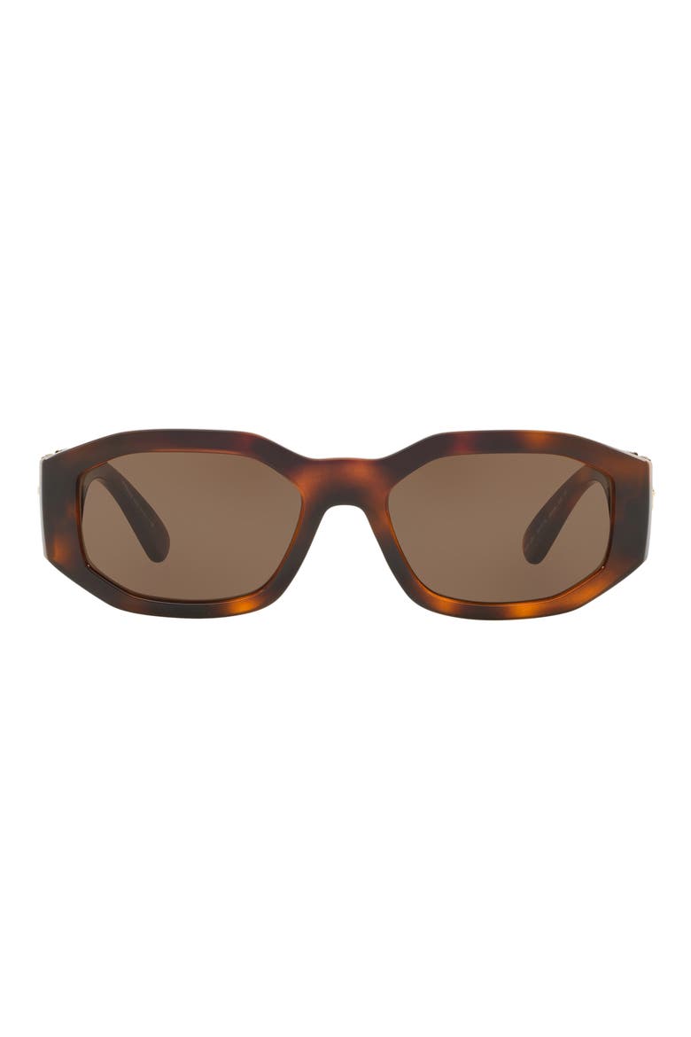 55mm Biggie Sunglasses, Main, color, HAVANA / DARK BROWN