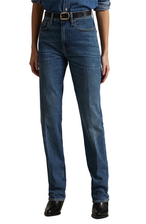 Straight Leg Jeans (Telesto Wash)