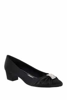EASY STREET Eloise Ruched Block Heel Pump - Multiple Widths Available