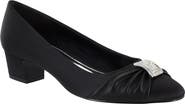 EASY STREET Eloise Ruched Block Heel Pump - Multiple Widths Available