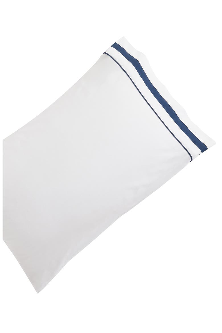 300 Thread Count Percale Border Sheet Set, Alternate, color, NAVY
