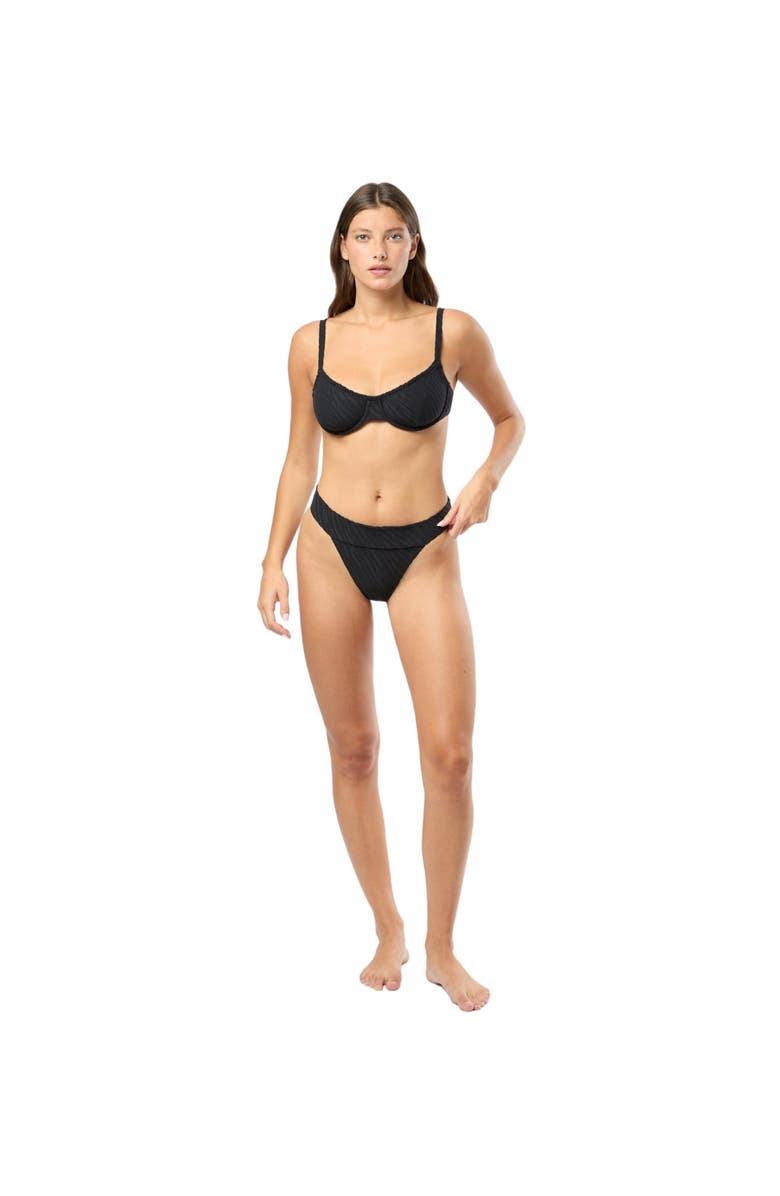 Onia Marilyn Bikini Top, Alternate, color, Black