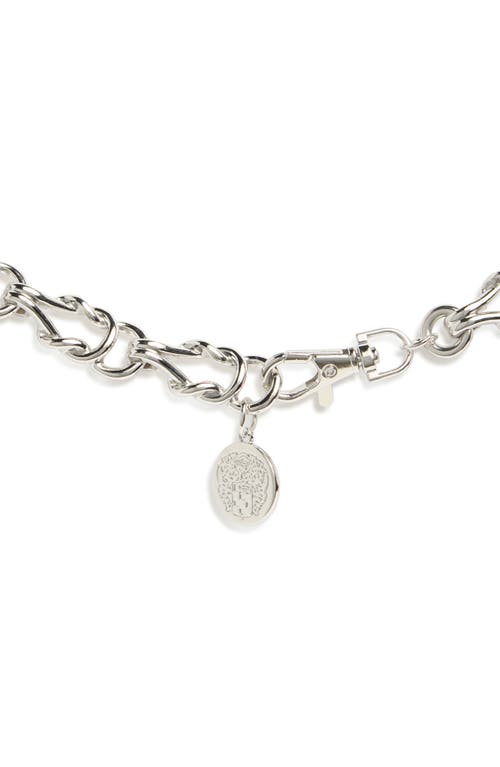 Vince Camuto Half Horsebit Twist Link Chain Belt In Metallic