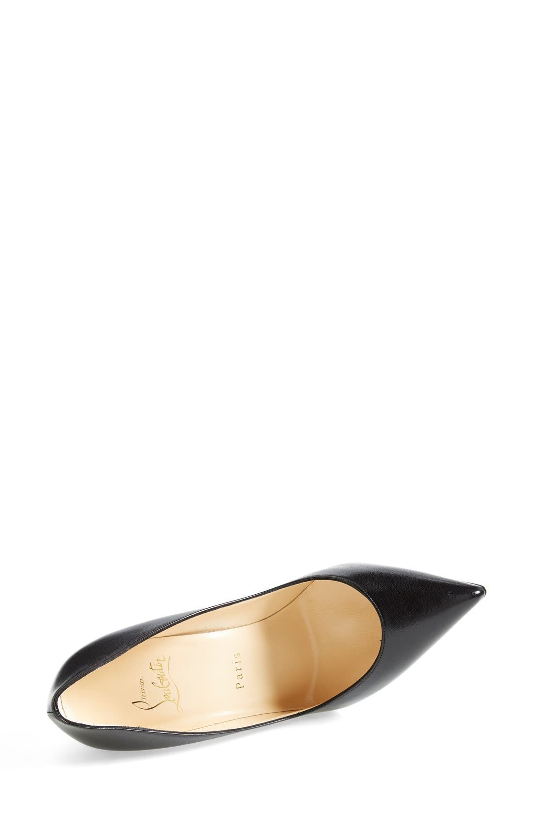 Christian Louboutin 'Pigalle' Pointy Toe Pump, Alternate, color, 