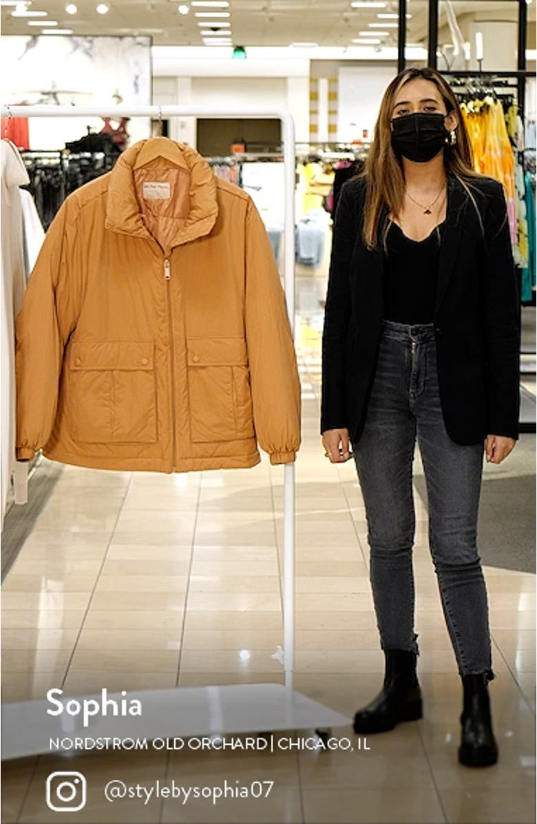 We the Free Duvet Bomber Jacket, sales video thumbnail