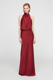 HALSTON Ada Satin Gown