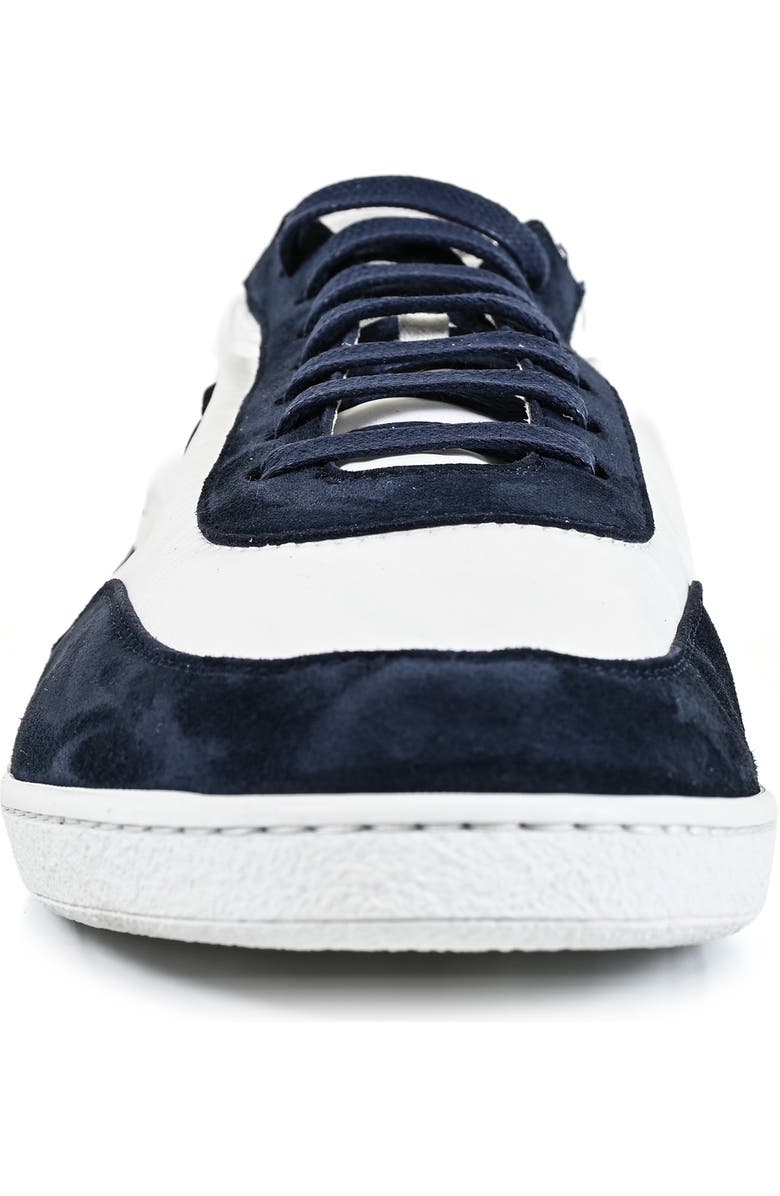 Roberto Cavalli Low Top Sneaker, Alternate, color, Navy/ White/ Wine
